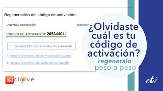 🖊 Cómo regenerar el Código de Activación de Clve Permanente  Paso a Paso [upl. by Ilagam]