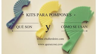 Cómo usar kits para pompones [upl. by Ahseinek]