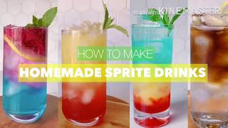 SPRITE HOMEMADE DRINKS  10 EASY MADE [upl. by Aizat575]