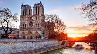 Visit Notre Dame Cathedral in Paris France [upl. by Yahsal]