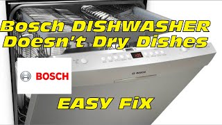 ✨ Bosch Dishwasher Doesn’t Dry Dishes  FIXED ✨ [upl. by Aiyotal387]