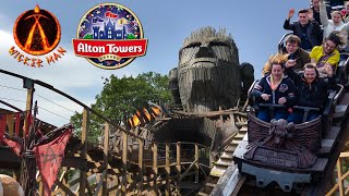 Wicker Man OffRide 4K  Alton Towers [upl. by Geis79]