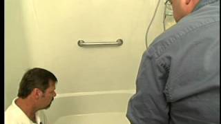 Bathroom Safety Installing Grab Bars amp The Easy Step [upl. by Esorlatsyrc]