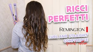 CAPELLI RICCI PERFETTI CON REMINGTON [upl. by Atteinotna868]