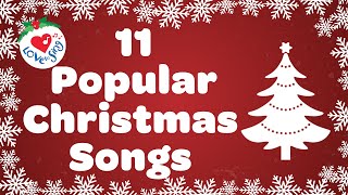 Top 11 Christmas Songs with Lyrics 2024 🎅 [upl. by Aihseken]