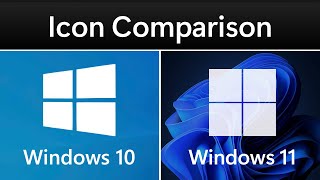 Windows 11 Icons vs Windows 10 Icons [upl. by Lauter]