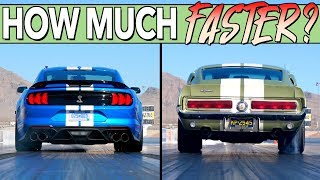 2020 Mustang Shelby GT500 vs Camaro ZL1 1LE vs Hellcat Redeye  DRAG RACE ROLL RACE amp LAP TIMES [upl. by Ahseiym]