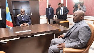 Coalition gouvernemental en RDC  Félix Tshisekedi sest entretenu avec Joseph Kabila [upl. by Isolda]