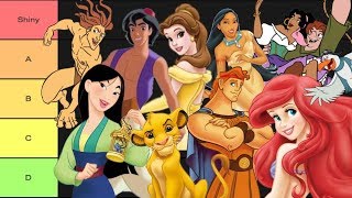 Every Disney Renaissance Movie Ranked [upl. by Asiuol501]