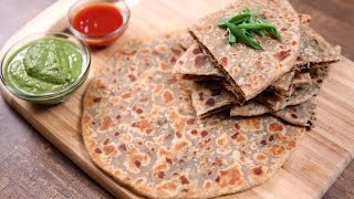 Keema Paratha Recipe  Indian Flatbread Stuffed With Minced Meat  The Bombay Chef  Varun Inamdar [upl. by Inava]