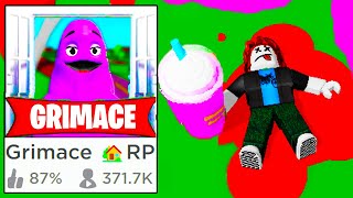 I Created GRIMACE SHAKE ROBLOX [upl. by Ariahaj]