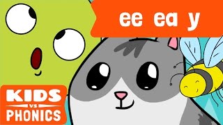 EE  EA and Y  Similar Sounds  Sounds Alike  How to Read  Made by Kids vs Phonics [upl. by Aray]