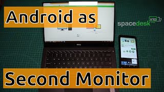 SpaceDesk  Free second monitor app [upl. by Masson332]