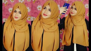 Without Inner Cap amp Full Coverage Chiffon Hijab Style  EP1 Chiffon Freak  MUNA [upl. by Elpmid973]