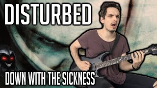 Disturbed  Down With The Sickness  GUITAR COVER 2020  Screen Tabs [upl. by Tehr808]