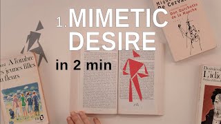 1  René Girard Mimetic desire [upl. by Sidnee]