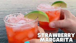 Easy Homemade Strawberry Margaritas [upl. by Firman982]