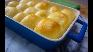 Fluffy Homemade Dinner Rolls [upl. by Hcire261]