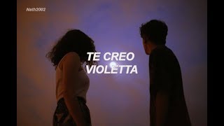 Te Creo  Violetta  Letra [upl. by Enelcaj469]