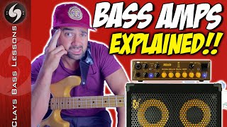 WTF Bass AMPS WATTS and OHMS finally explained [upl. by Rimas]