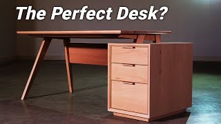 How to Build a Desk  Woodworking [upl. by Anihpesoj831]