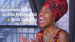 Ella Fitzgeralds Signature Singing Style Explained By Jazzmeia Horn [upl. by Arykat756]