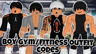 Boy GYMFITNESS Outfit Codes For BLOXBURG ISiimplyDiiana [upl. by Amora]