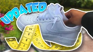 WHAT SIZE Should You Get In Air Force 1s UPDATED [upl. by Chandos523]