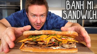 Banh Mi Sandwich Recipe  Taste the World 9 [upl. by Ortensia653]