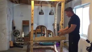 DIY Leg Press for Power Rack [upl. by Goar]