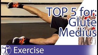 Top 5 Gluteus Medius Exercises [upl. by Aleras]