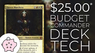 Queen Marchesa  EDH Budget Deck Tech 25  Control  Magic the Gathering  Commander [upl. by Annwahsal70]