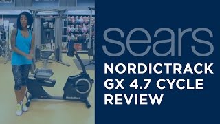 NordicTrack GX 47 Recumbent Cycle Review [upl. by Allac]