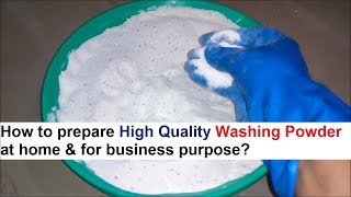 Detergent Washing Powder Making Formula [upl. by Helaina]