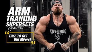 Arm Training Supersets with Seth Feroce [upl. by Eynttirb]