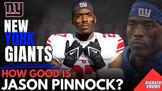 How Good is Jason Pinnock  New York Giants Football [upl. by Hueston]