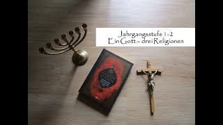 Unterrichtsvideo Jahrgangsstufe 12  Ein Gott  drei Religionen [upl. by Roz]