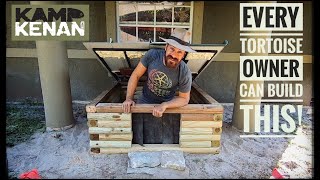 Building a perfectly SMALL TORTOISE HOUSE at Kamp Kenan [upl. by Adnohser]