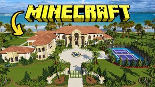 Realistic Minecraft Mansion Tour [upl. by Kurtz]