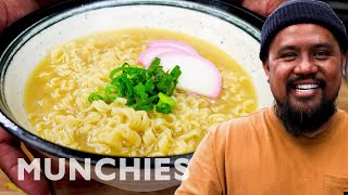 How To Make Saimin  Hawaiis Ramen Noodle Soup [upl. by Irim]