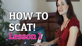 How To Sing Jazz  Scat Singing Lesson 1 [upl. by Messere]