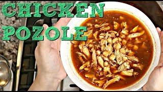 How To Make Red Pozole Chicken  Easy Chicken Pozole Recipe  Pozole Rojo Recipe [upl. by Yenittirb]