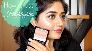 Highlighter Makeup Tutorial for Beginners  corallista [upl. by Dallis]