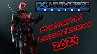 Dcuo Munitions Dps Loadout Rotation [upl. by Llehcal261]