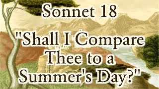 Sonnet 18 by William Shakespeare Memorization Song [upl. by Sofer]