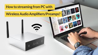 How to Streaming Music from PC to Wireless Audio Amplifier [upl. by Doty816]