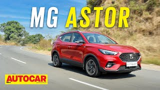 MG Astor real world review  Performance comfort ADAS and more  Autocar India [upl. by Goddord675]