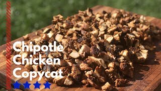 Chipotle Chicken Copycat recipe on the Blackstone Griddle [upl. by Rednas]