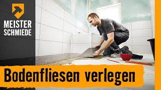 Bodenfliesen verlegen  HORNBACH Meisterschmiede [upl. by Ellehcear670]