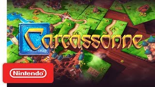 Carcassonne  Launch Trailer  Nintendo Switch [upl. by Dalohcin954]